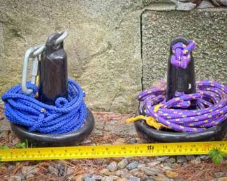 (2) Rubber Coated Anchors