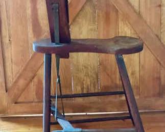Antique Cobbler’s Shoe Repair Bench with Clamp & Foot Pedal