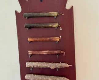Primitive Candle Collection & Wall Mount