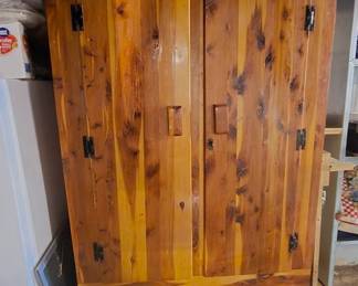 Cedar Wardrobe with Key