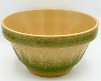 Over and Back Yellow Ware Mixing Bowl – 10”