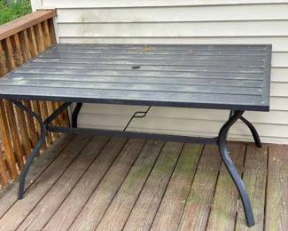 Outdoor Metal Patio Dining Table