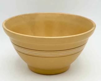 Over And Back White Stripe Stoneware Bowl