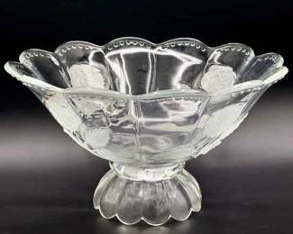 Imperlux-style crystal centerpiece bowl