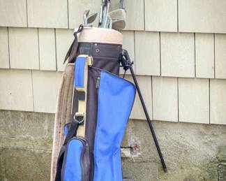 Golf Caddy & Wilson Club Set