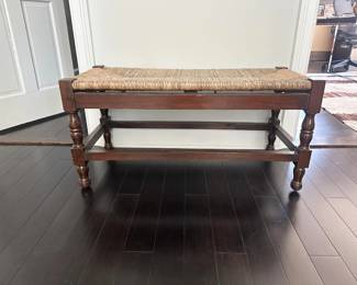 Rush Wood Bench Lead