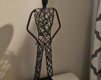 *Black wire decorative art