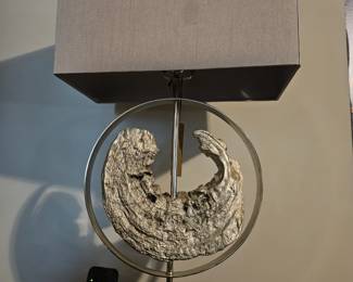 *Driftwood swirl lamp