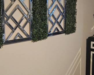 *Wall art with grass accent 