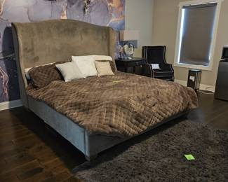 *Upholstered King bed