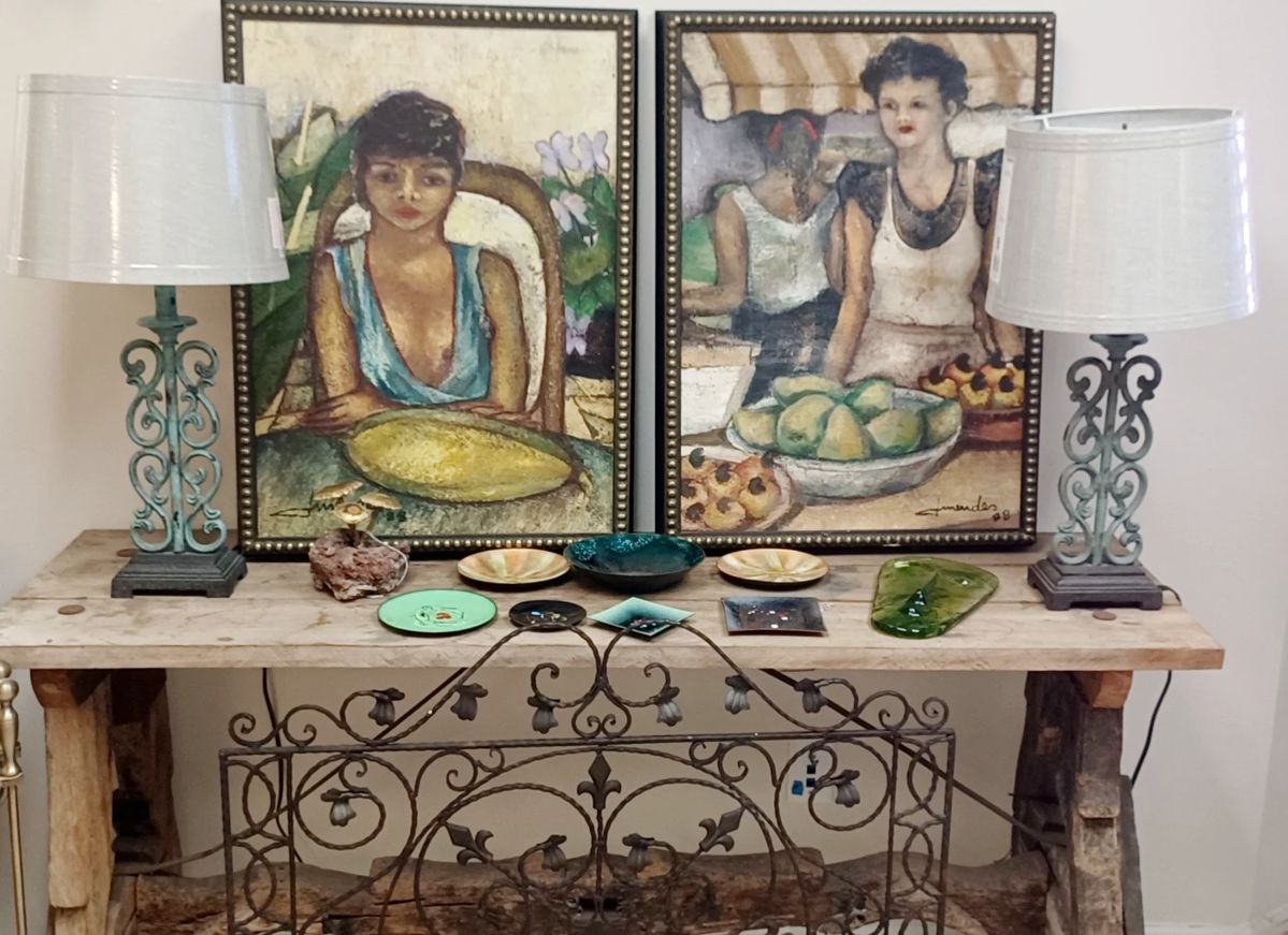 Lovely Vintage European Art & Lamps