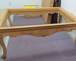 Fruitwood table with 4 Chairs