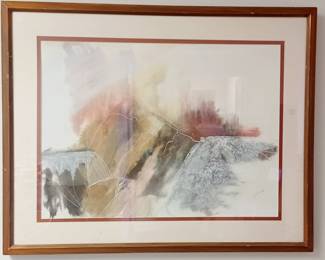 Original Signed Watercolor. McAlister 1984