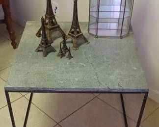 Custom Marble Top Handcrafted Table