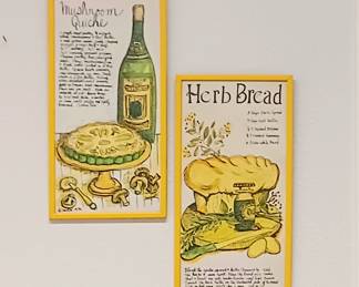 Vintage Kitchen Art