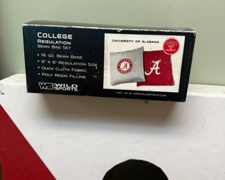 University of Alabama-themed cornhole bean bags
