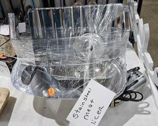 STAINLESS STEEL MEAT SLICER