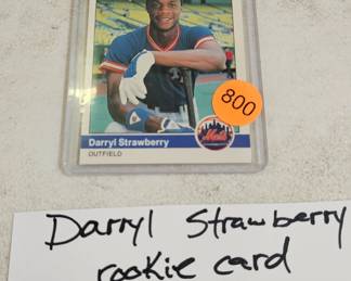 DARRYL STRAWBERRY ROOKIE BASEBALL CARD