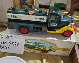 VINTAGE HESS TRUCK PIGGY BANK