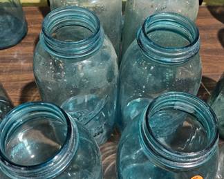 GLASS CANNING JARS