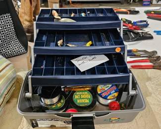 TACKLE BOX AND CONTENTS