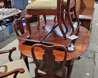 DINING TABLE AND CHAIRS