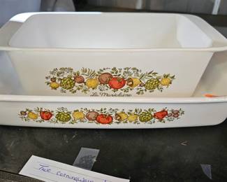 CORNING WARE CASSEROLE DISHES