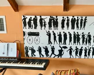 Key board, painting