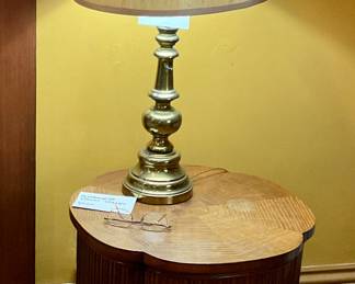 Lamp, drum table , have 2