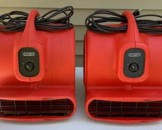 Two Ironton 1 HP Air Movers