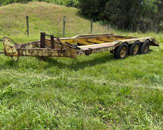 PINTLE HITCH FLATBED TRAILER