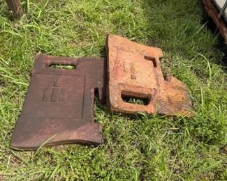2 INTERNATIONAL TRACTOR WEIGHTS