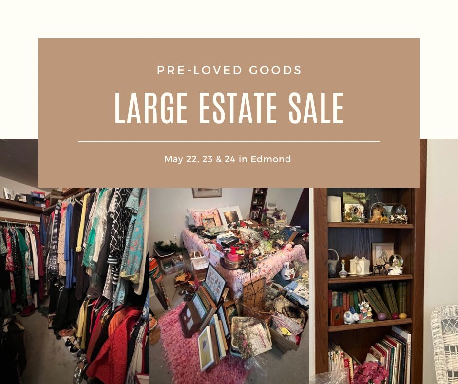Brown Photo Collage Garage Sale Facebook Post