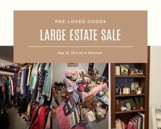 Brown Photo Collage Garage Sale Facebook Post