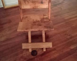 Vintage Artist wooden Chair