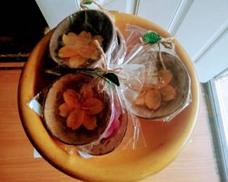 Candles in Coconut Shell