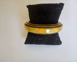 Vintage Striped Bakelite Bracelet