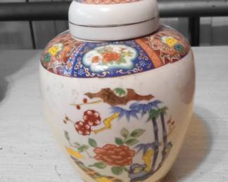 Vintage Porcelain Japanese Ginger Jar