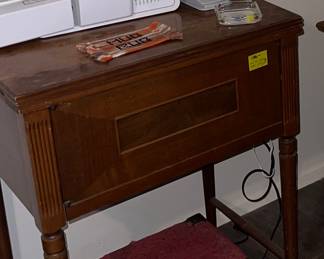 Sewing table. Brother machine. Stool