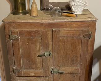 Original ice box. Talk about conversation piece!