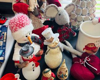 Memorial service for the snowman.