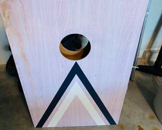 I'm not calling it cornhole. Maybe bag toss. Just can't go there.