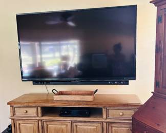 Television floating in midair. Now that's advanced.