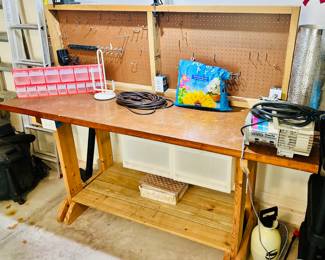 Work bench for the overachiever.