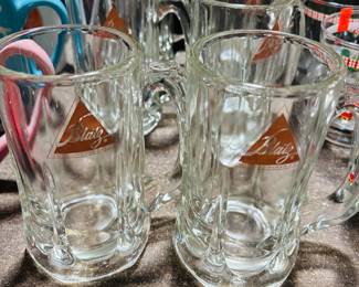 Empty beer mugs. How sad.