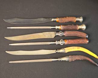 Landers Clark, Meridian Cuttlery Co Carving Knife Set