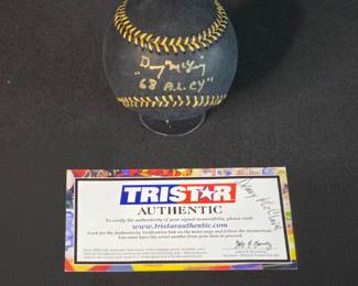 Denny McClain Signed Baseball TriStar Authenticated