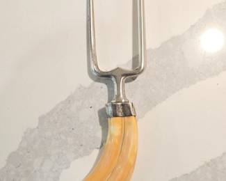 Sterling Silver Boar Tusk German Fork