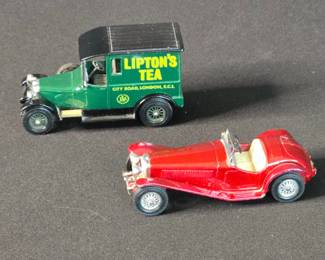 1927 Talbot Van and 1934 Riley Matchbox car