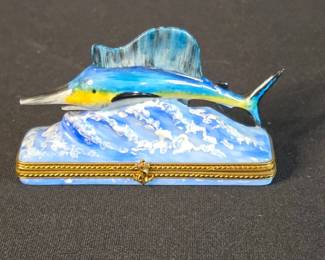 Sword Fish on the Waves Limoges France
